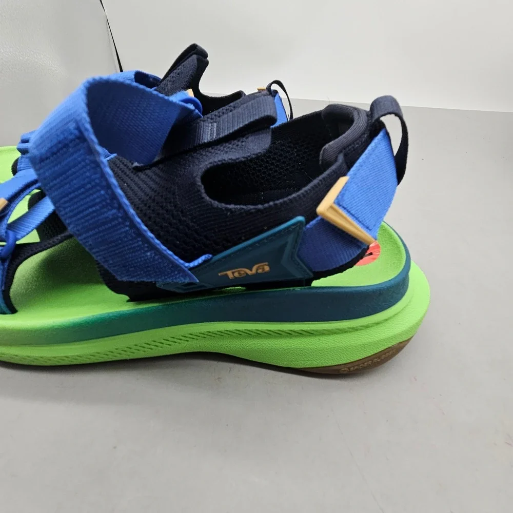 Teva Aventrail Hiking Sandals Mens 10 Total Eclipse Green Flash Blue 1141824